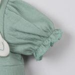 Tavşan Yakalı Kız Bebek Tulum - Görsel 3