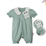 Tavşan Yakalı Kız Bebek Tulum