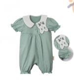 Tavşan Yakalı Kız Bebek Tulum