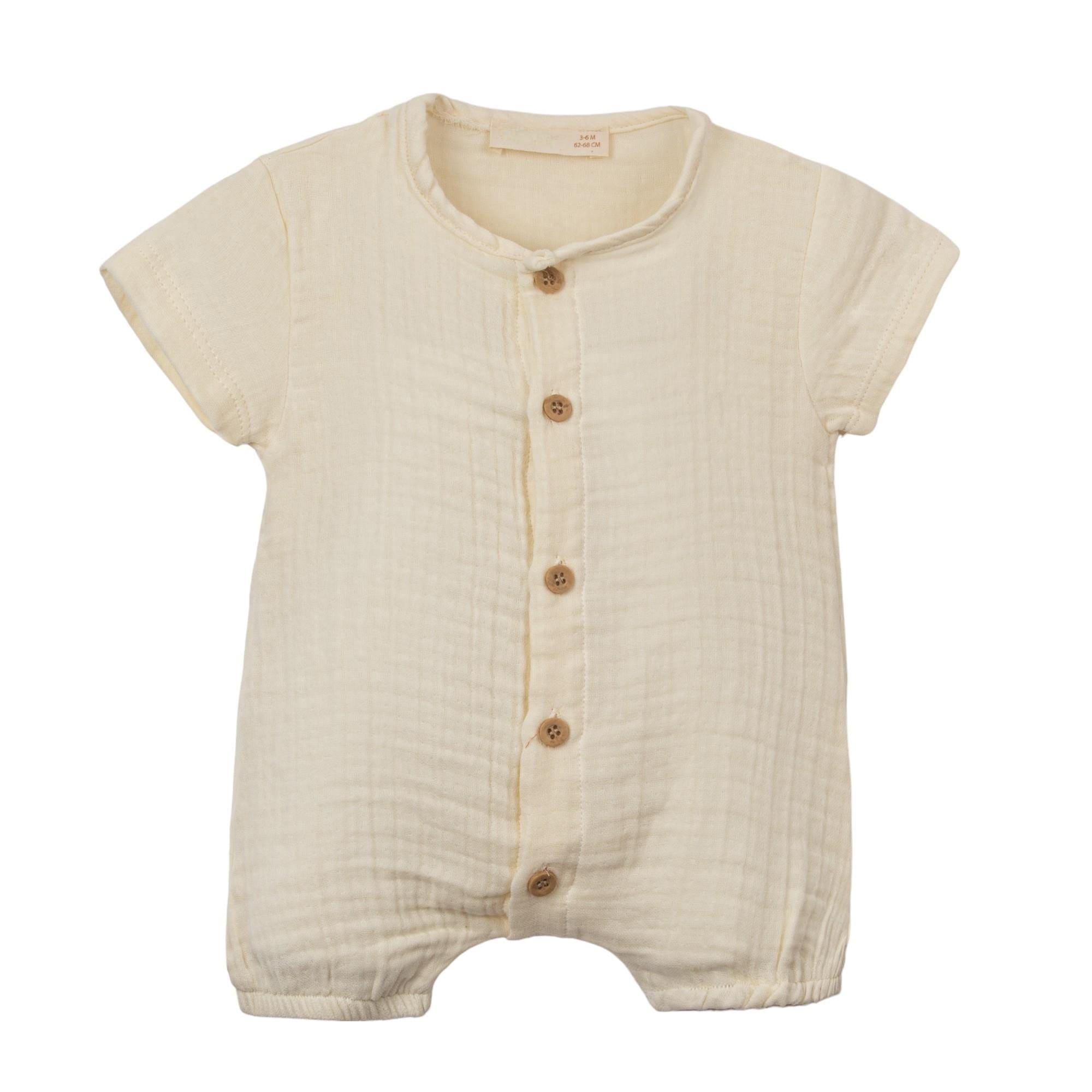 .jpg Müslin Erkek Bebek Tulum - Görsel 1