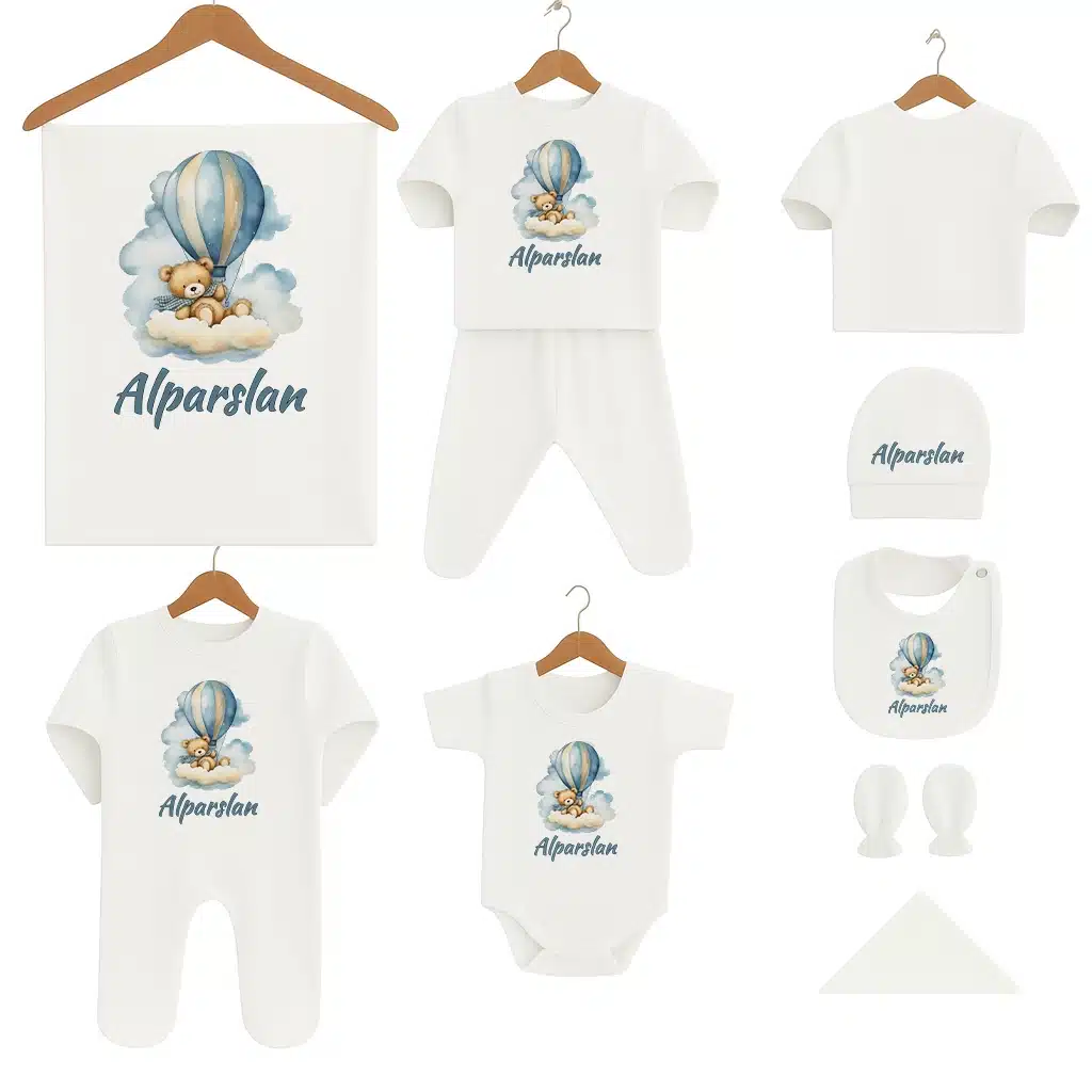 Isme-Ozel-Hastane-Cikis-Seti-Balon-Ayicik.webp İsme Özel Hastane Çıkış Seti Balon Ayıcık - Görsel 1